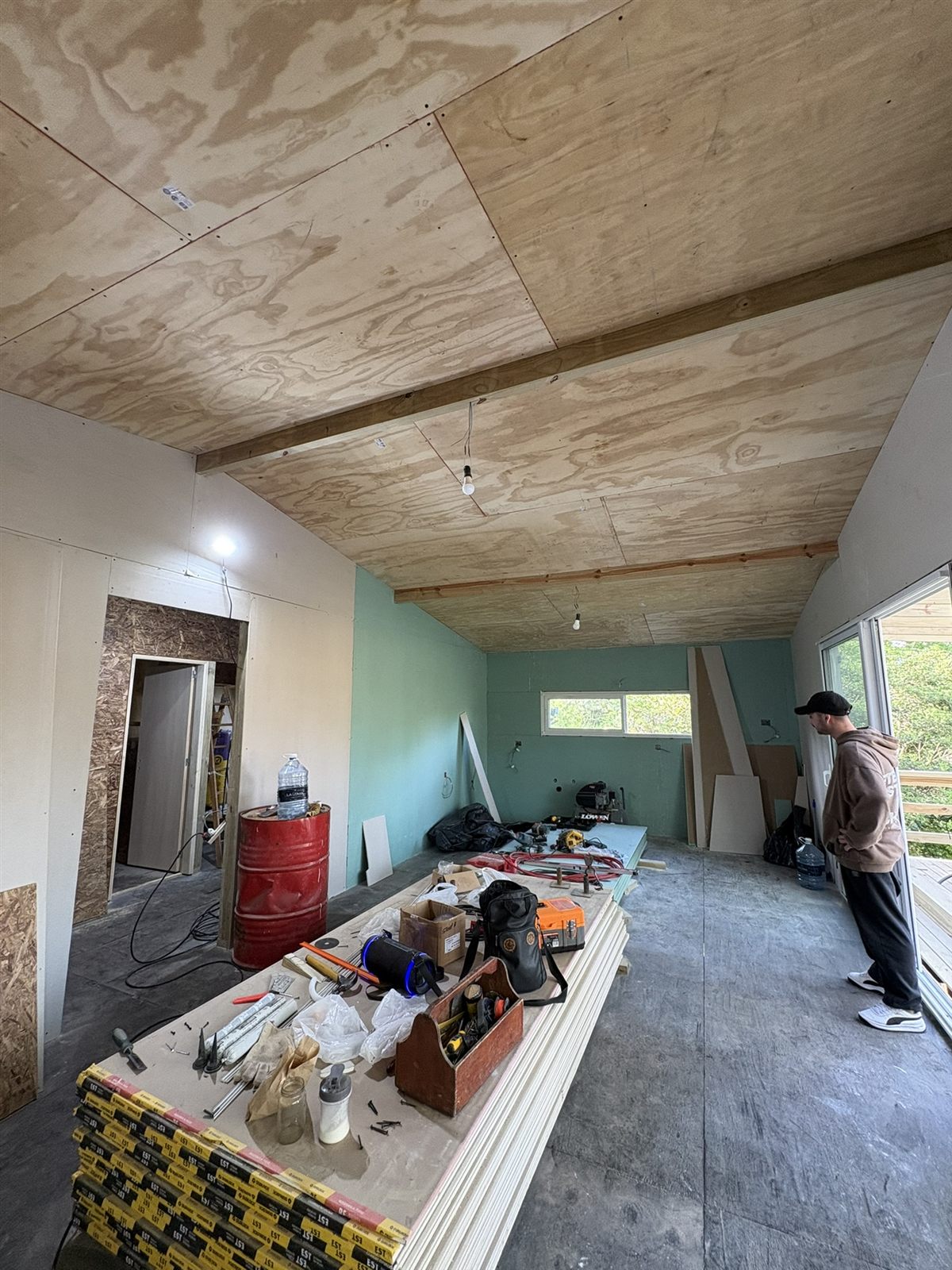 Construcción en madera Isla Delta – interior paso 11